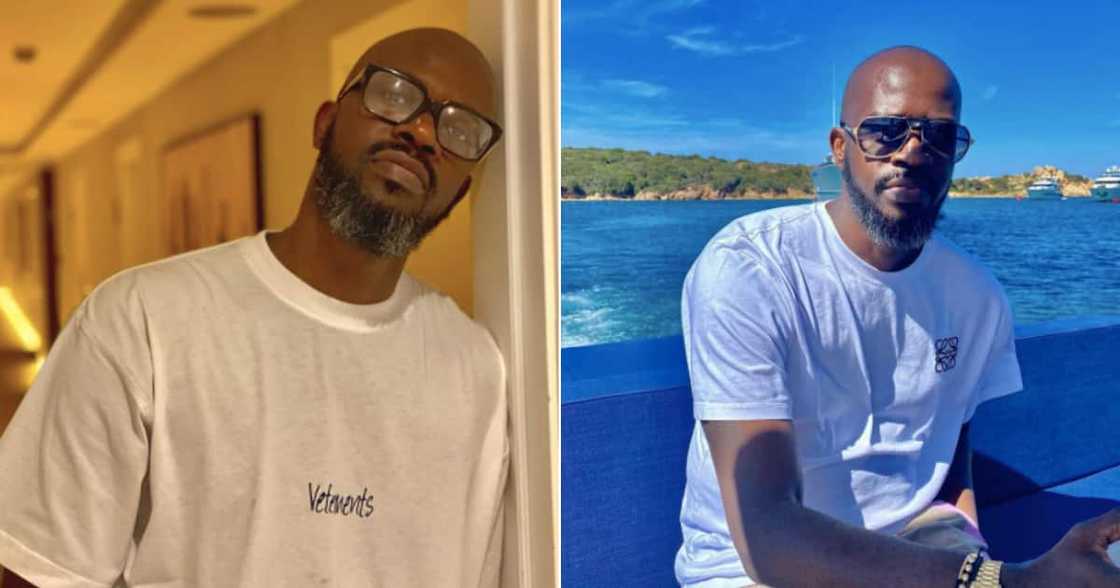 Black Coffee gives an excited fan a very special visit at home Black Coffee gives an excited fan a very special visit at home