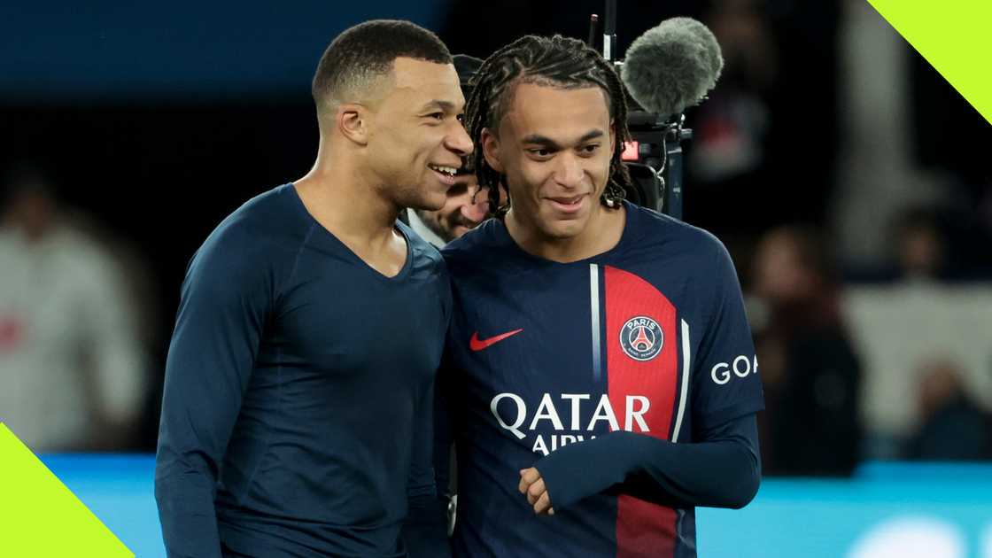 Kylian Mbappe and his younger brother, Ethan, shared the same field for PSG in the latter's debut for the French champions last season.