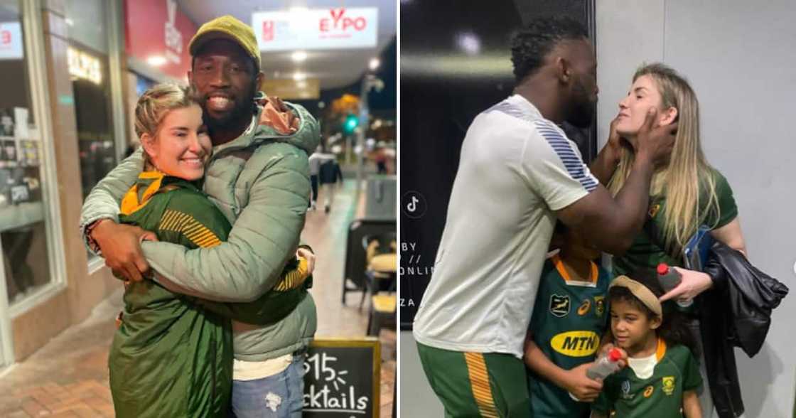 Rachel and Siya Kolisi setting couple goals