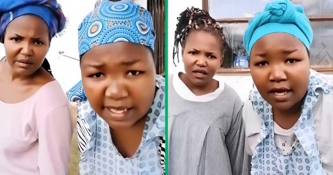 A TikTok video shows two women clapping back at an online troll. A TikTok video shows two women clapping back at an online troll.