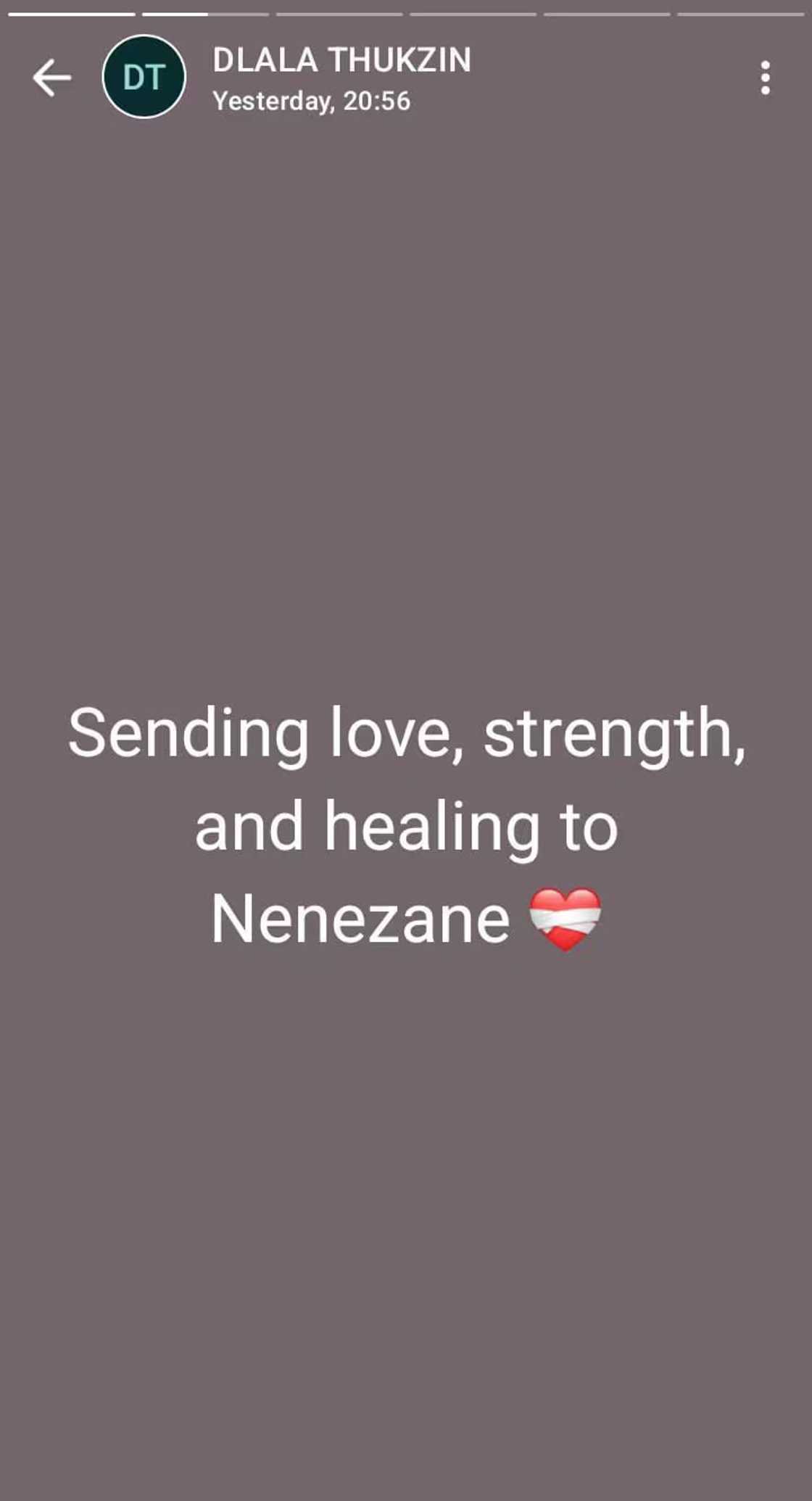 Dlala Thukzin shows love to GBV victim Dlala Thukzin shows love to GBV victim