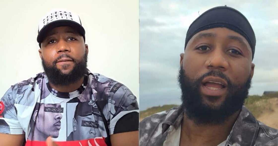 Cassper Nyovest shares that homeless man he helped is back to streets Cassper Nyovest shares that homeless man he helped is back to streets