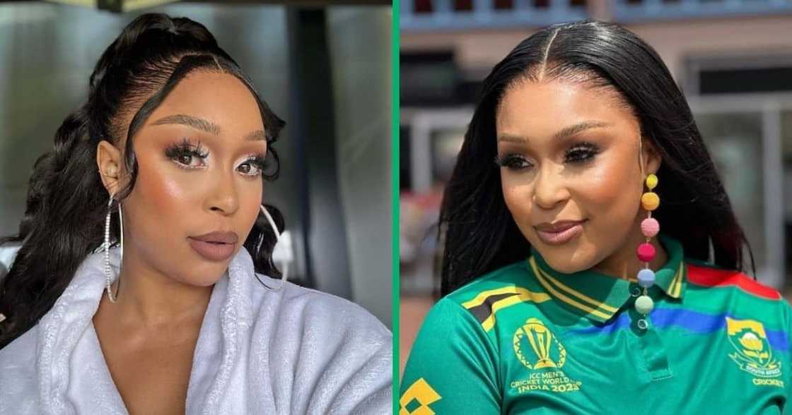 Media personality Minnie Dlamini posted two gorgeous pictures after her Itumeleng Khune joke gone wrong.