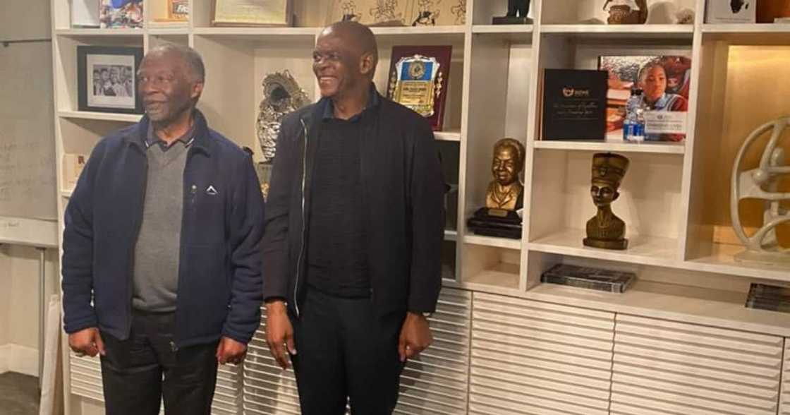 Ace Magashule Rubbing Shoulders With Thabo Mbeki Leaves SA Buzzing