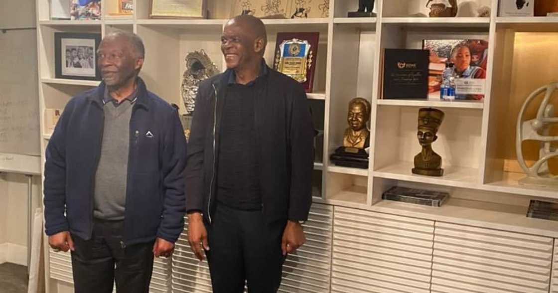 Ace Magashule Rubbing Shoulders With Thabo Mbeki Leaves SA Buzzing Ace Magashule Rubbing Shoulders With Thabo Mbeki Leaves SA Buzzing
