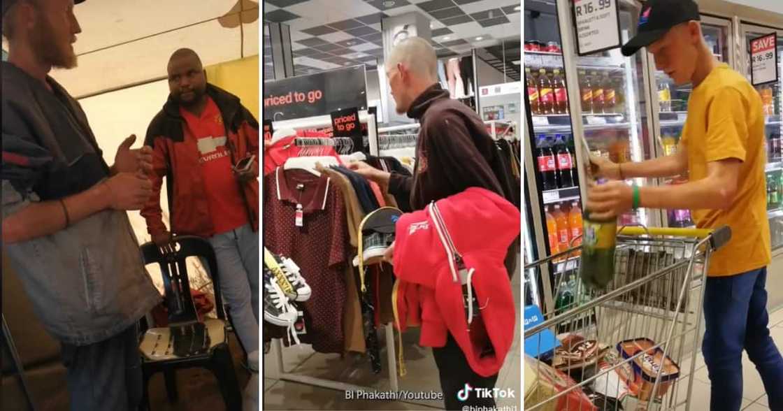 BI Phakathi helped those in need once again when he gave two homeless boys a makeover and some food BI Phakathi helped those in need once again when he gave two homeless boys a makeover and some food