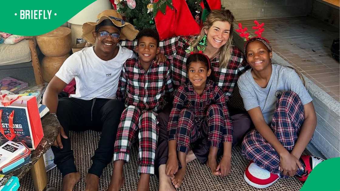 Rachel Kolisi celebrated Christmas Day with her family.