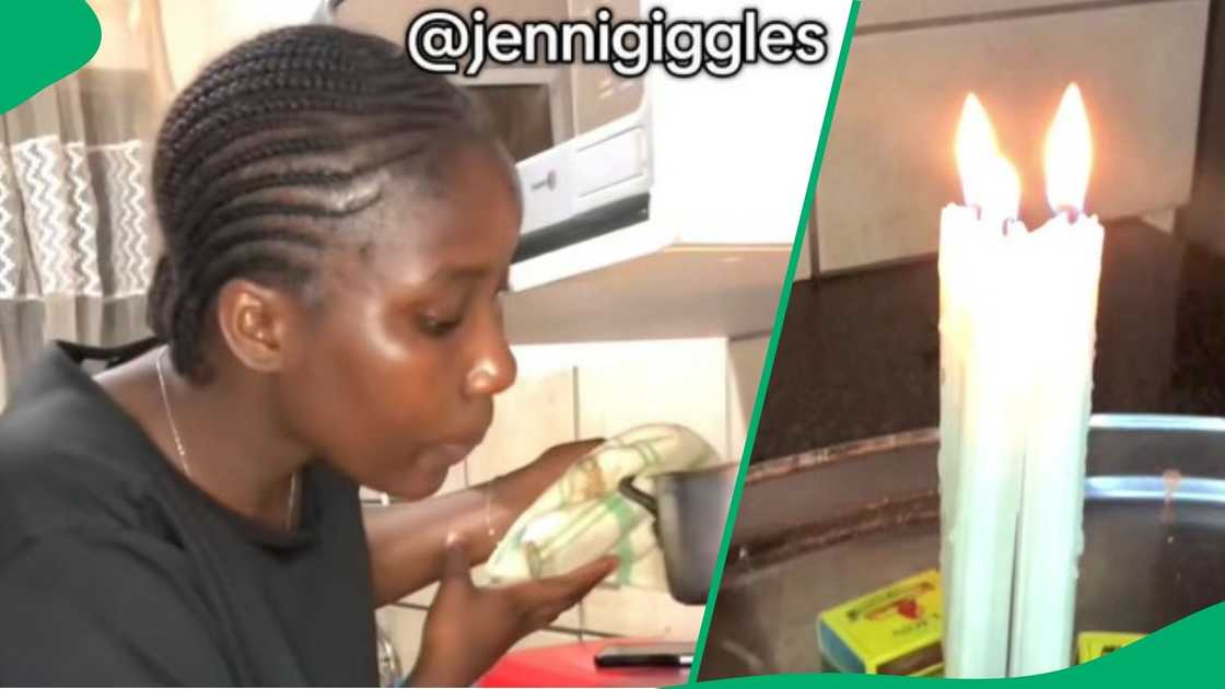 Woman makes own stove in TikTok video Woman makes own stove in TikTok video