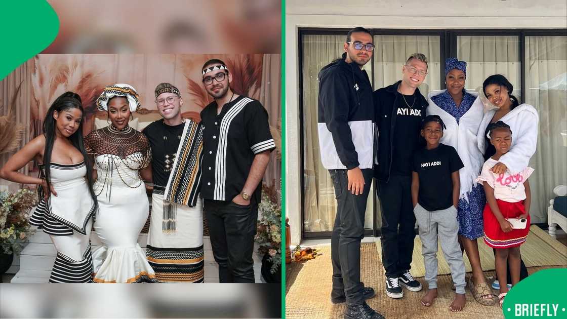 The American groom and South African bride embraced local customs with song, dance, and vibrant attire The American groom and South African bride embraced local customs with song, dance, and vibrant attire