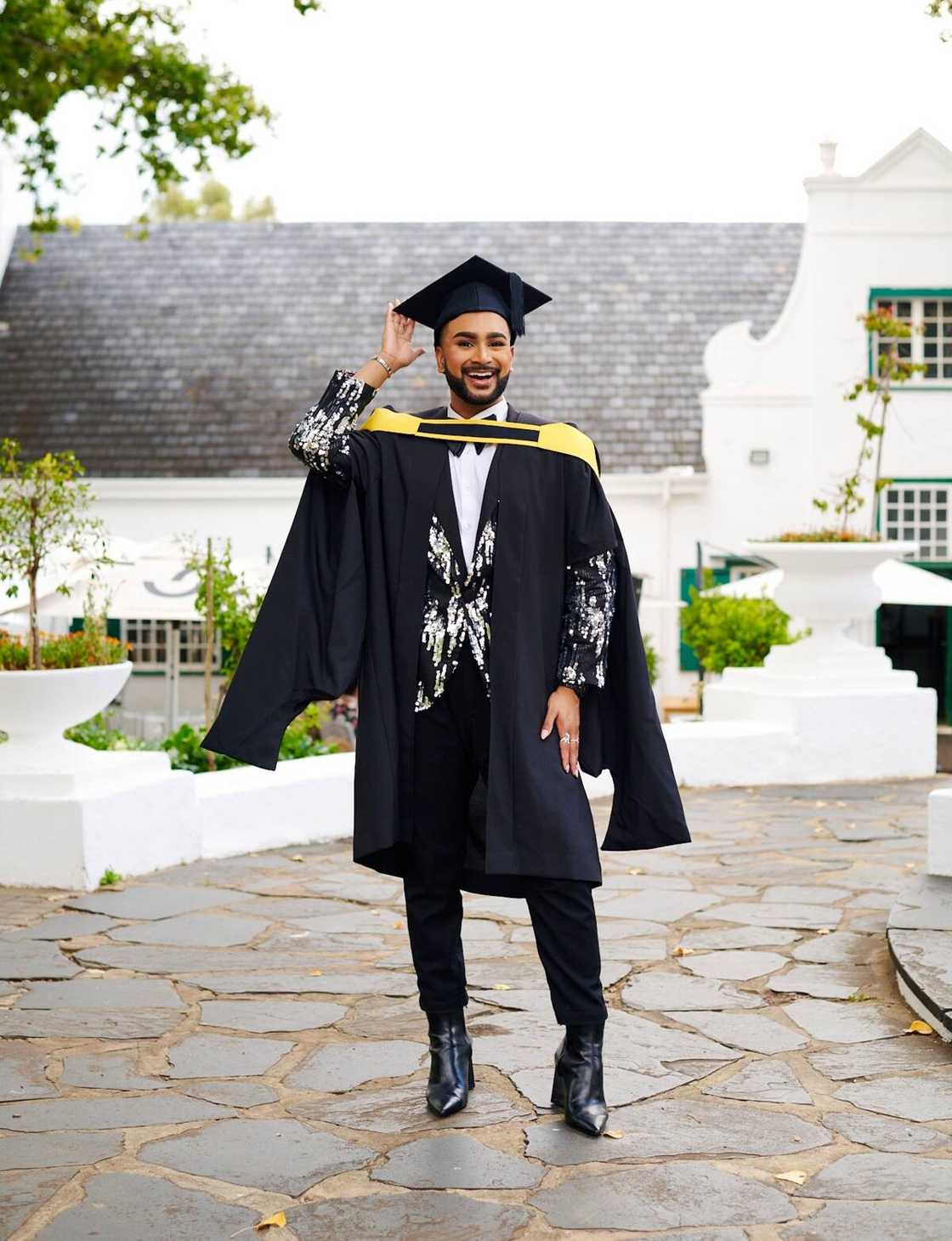 Netflix star Diolan Govender graduated from Wits University. Netflix star Diolan Govender graduated from Wits University.