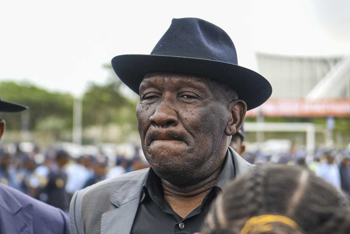 Bheki Cele in Durban Bheki Cele in Durban