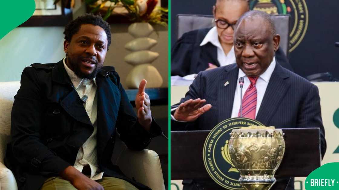 Mbuyiseni Ndlozi criticised Cyril Ramaphosa