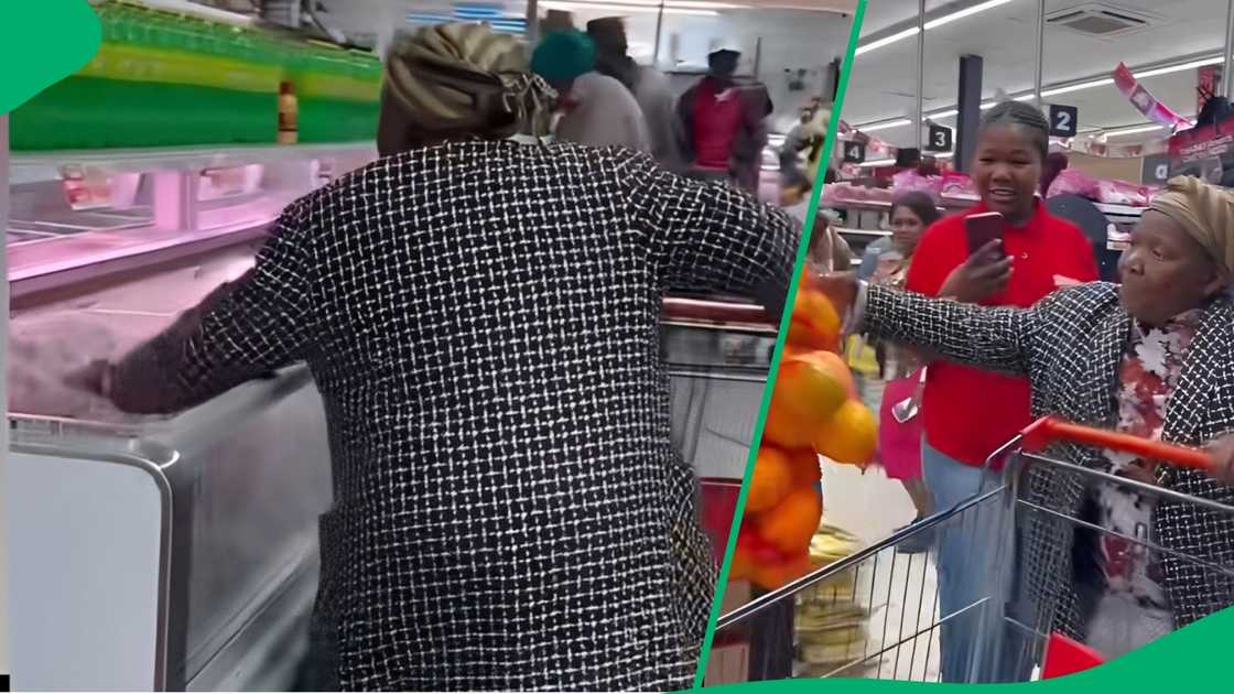 Gogo does her best in trolley dash in TikTok video