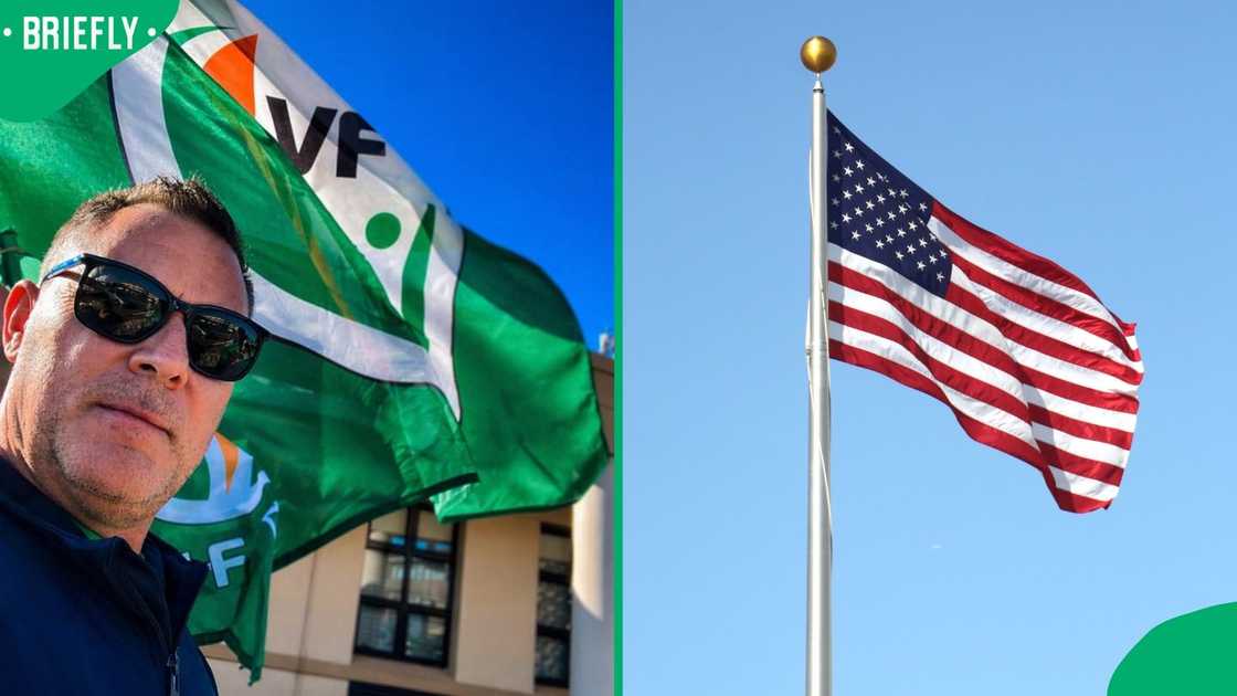A South African politician explained his decision to seek refuge in the US