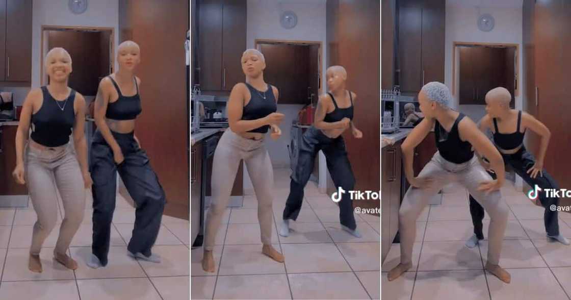 Girls do dance challenge to Bacardi song