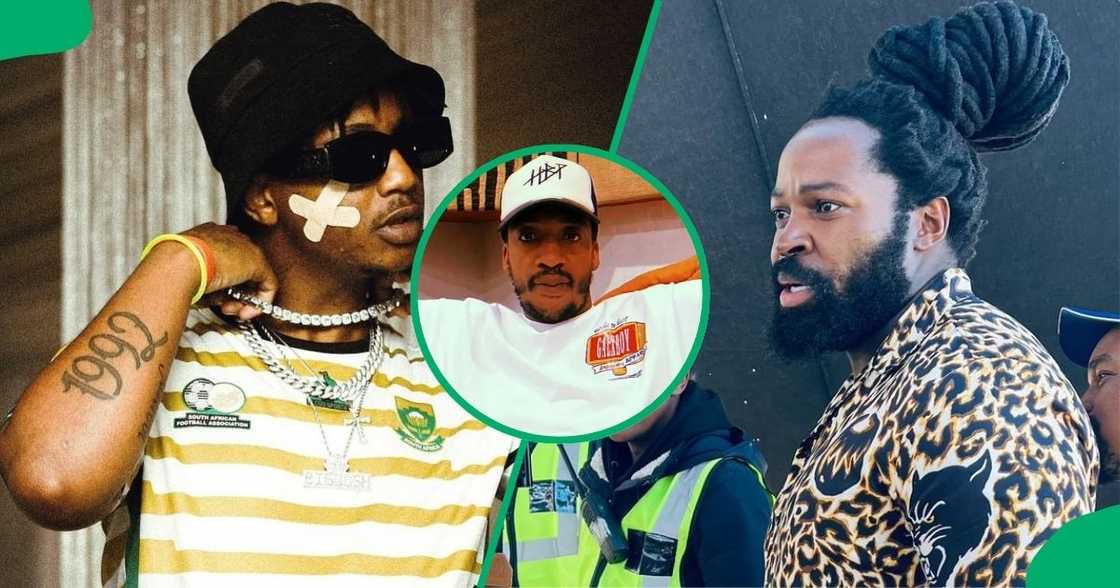 Emtee's artist, F-Eezy, dissed Big Zulu in his new song Emtee's artist, F-Eezy, dissed Big Zulu in his new song
