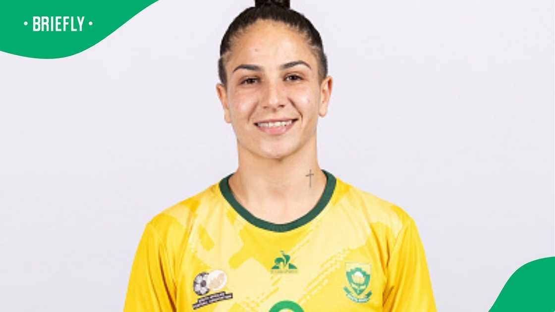 Gabriela Salgado reacts after her bad injury against Nigeria.
