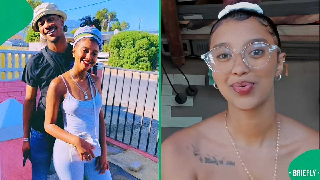 A woman showcased how her man asked her to be his Valentine in a TikTok video. A woman showcased how her man asked her to be his Valentine in a TikTok video.