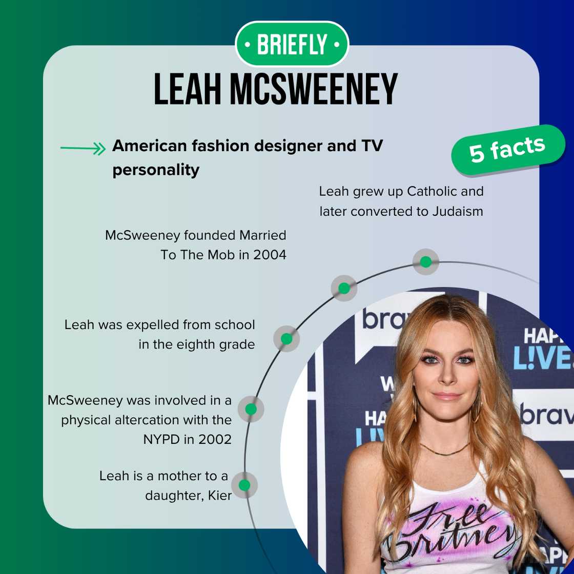Leah McSweeney during an episode of Watch What Happens Live With Andy Cohen
