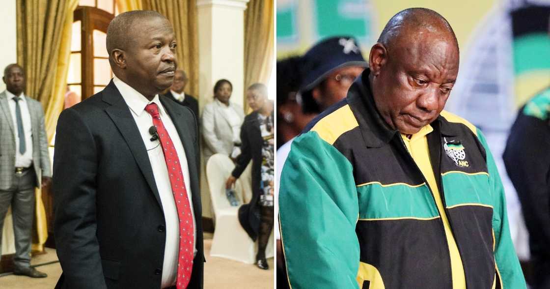 Outgoing Deputy President David Mabuza Outgoing Deputy President David Mabuza