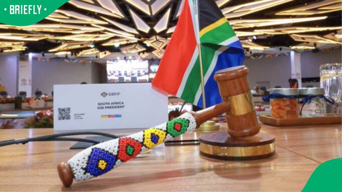 The G20 gavel was handed over to the US