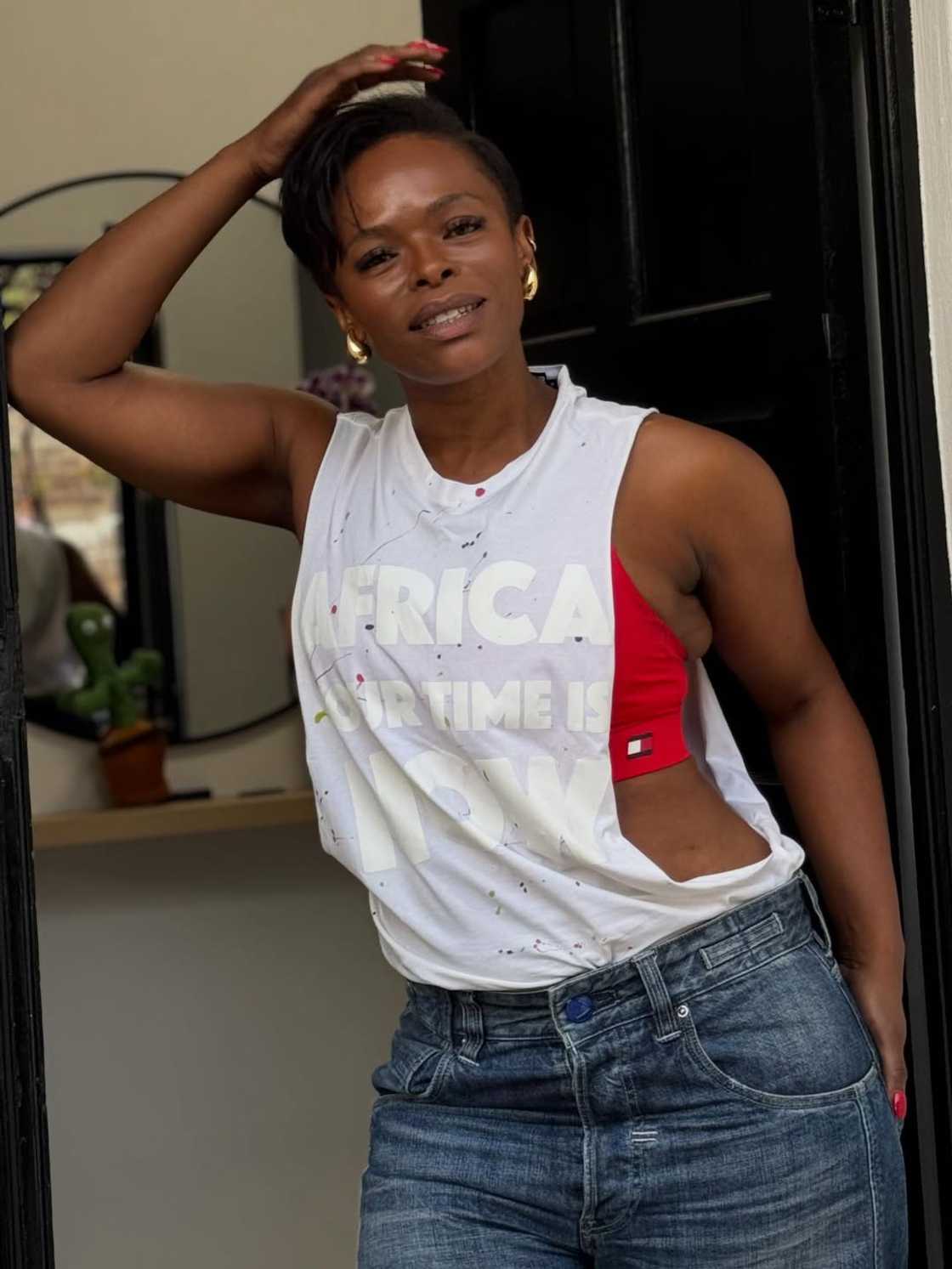 Unathi Nkayi bares all in risqué selfies Unathi Nkayi bares all in risqué selfies
