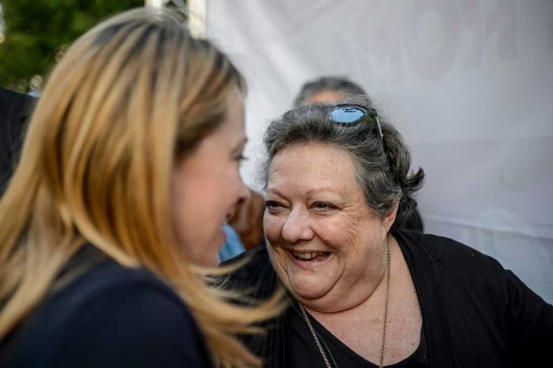 Giorgia Meloni's mother Anna Paratore has a keen interest in politics Giorgia Meloni's mother Anna Paratore has a keen interest in politics