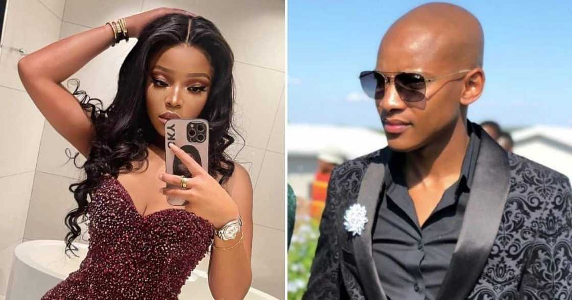 Faith Nketsi's husband Nzuzo Njilo allegedly gets drunk in a club Faith Nketsi's husband Nzuzo Njilo allegedly gets drunk in a club