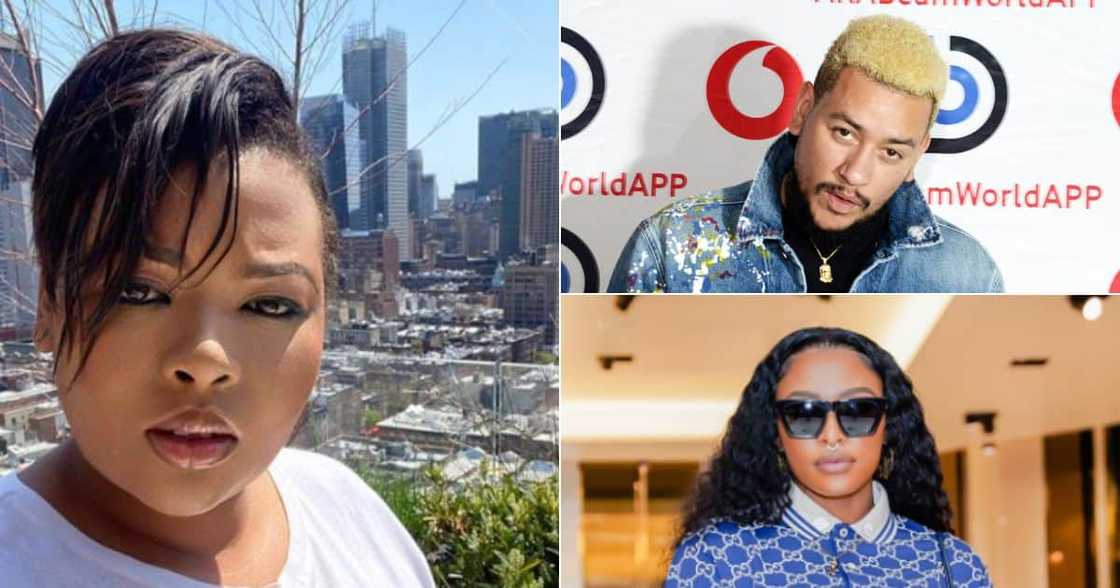 Anele, radio personality, aKA, DJ Zinhle, co-parenting, debate