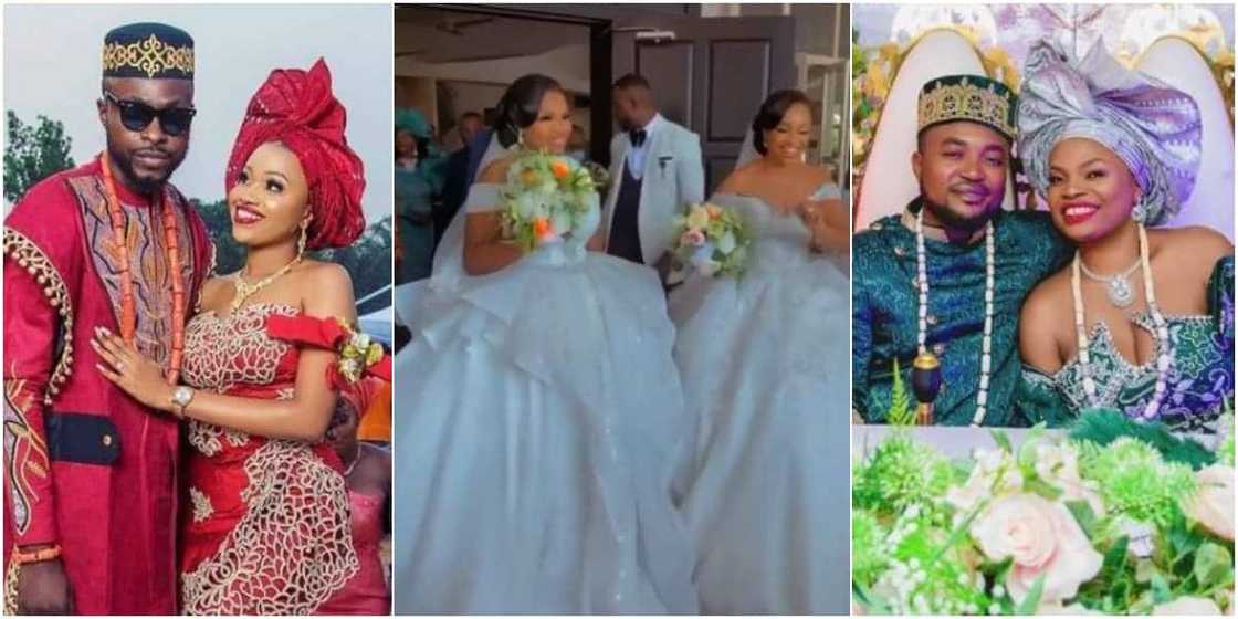 Beautiful photos as Nigerian twin sisters get married on the same day Beautiful photos as Nigerian twin sisters get married on the same day