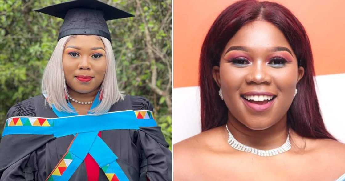 One young lady is thrilled about bagging her master's degree in education from UKZN