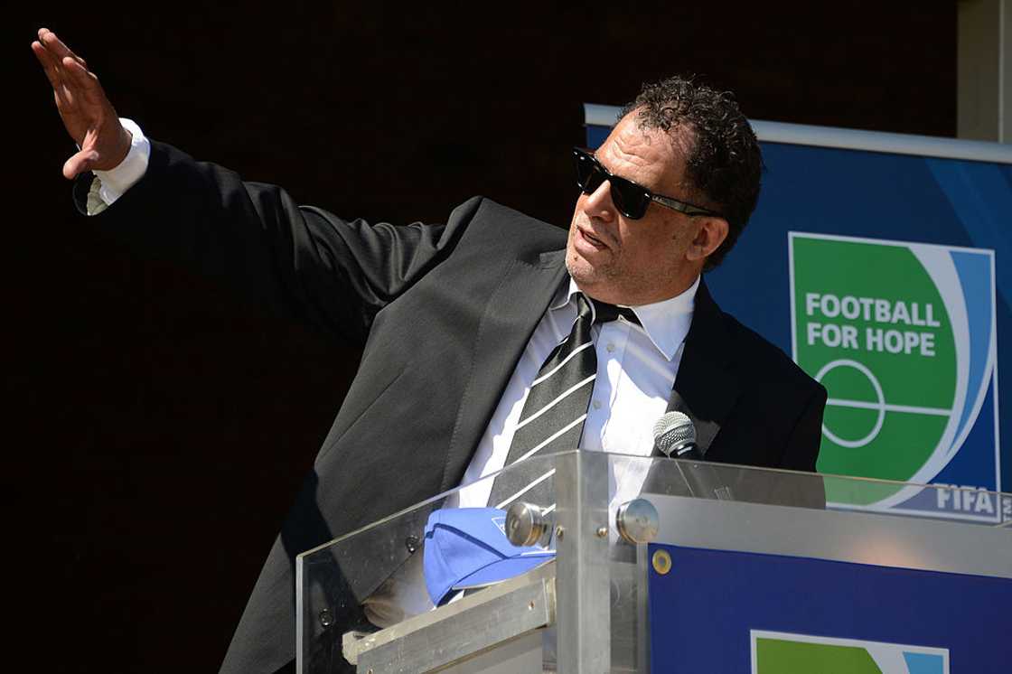 Danny Jordaan attends the opening of the FIFA Football For Hope Centre on 12 November 2013