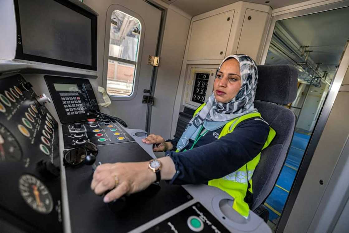 Omar, a business graduate and mother of two, said she was eager to be a pioneer, and her family supported her Omar, a business graduate and mother of two, said she was eager to be a pioneer, and her family supported her