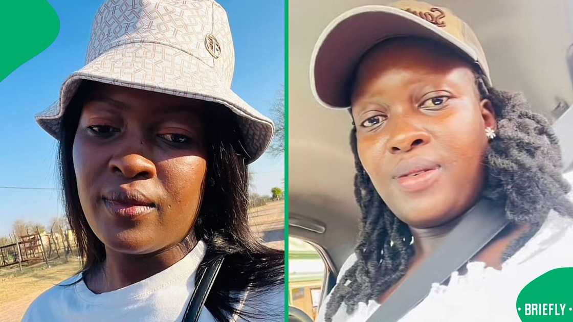 A woman showed off her wig order from Takealot, which left her in tears. A woman showed off her wig order from Takealot, which left her in tears.