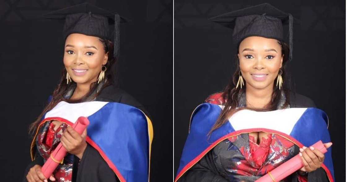 Mzansi, Saffas Congratulate, Stunning Woman, Bagged, Degree Mzansi, Saffas Congratulate, Stunning Woman, Bagged, Degree