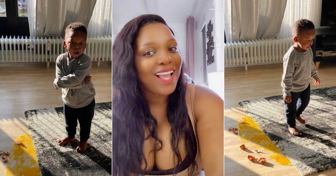 Mzansi, Woman, Online community, Shared, Pics, Child, Bundle of joy, Caught, Smashing, Eggs, Floor, Mom Mzansi, Woman, Online community, Shared, Pics, Child, Bundle of joy, Caught, Smashing, Eggs, Floor, Mom