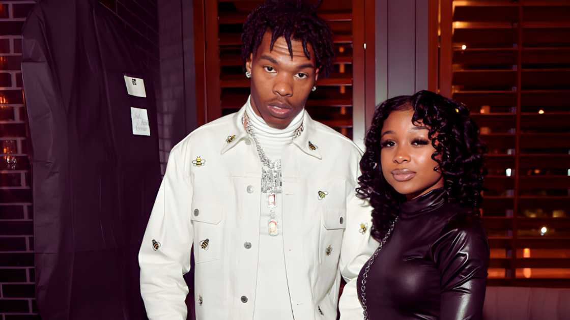 Rapper Lil Baby and Jayda Cheaves attend Celebrating Excellence at American Cut Steakhouse on December 3, 2019 in Atlanta, Georgia. Rapper Lil Baby and Jayda Cheaves attend Celebrating Excellence at American Cut Steakhouse on December 3, 2019 in Atlanta, Georgia.