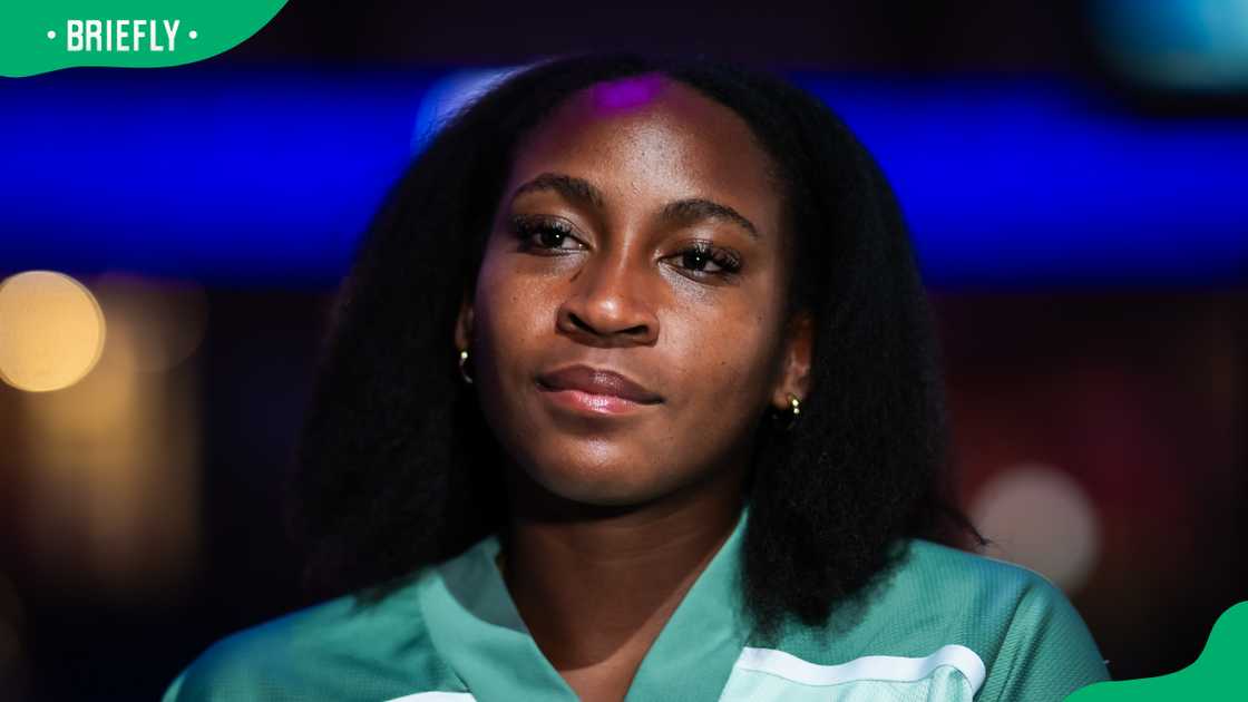 Coco Gauff is Riyadh, Saudi Arabia
