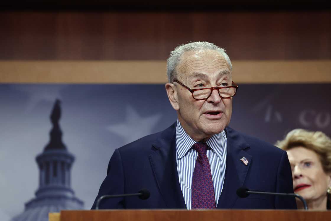 Chuck Schumer at the US Capitol Building