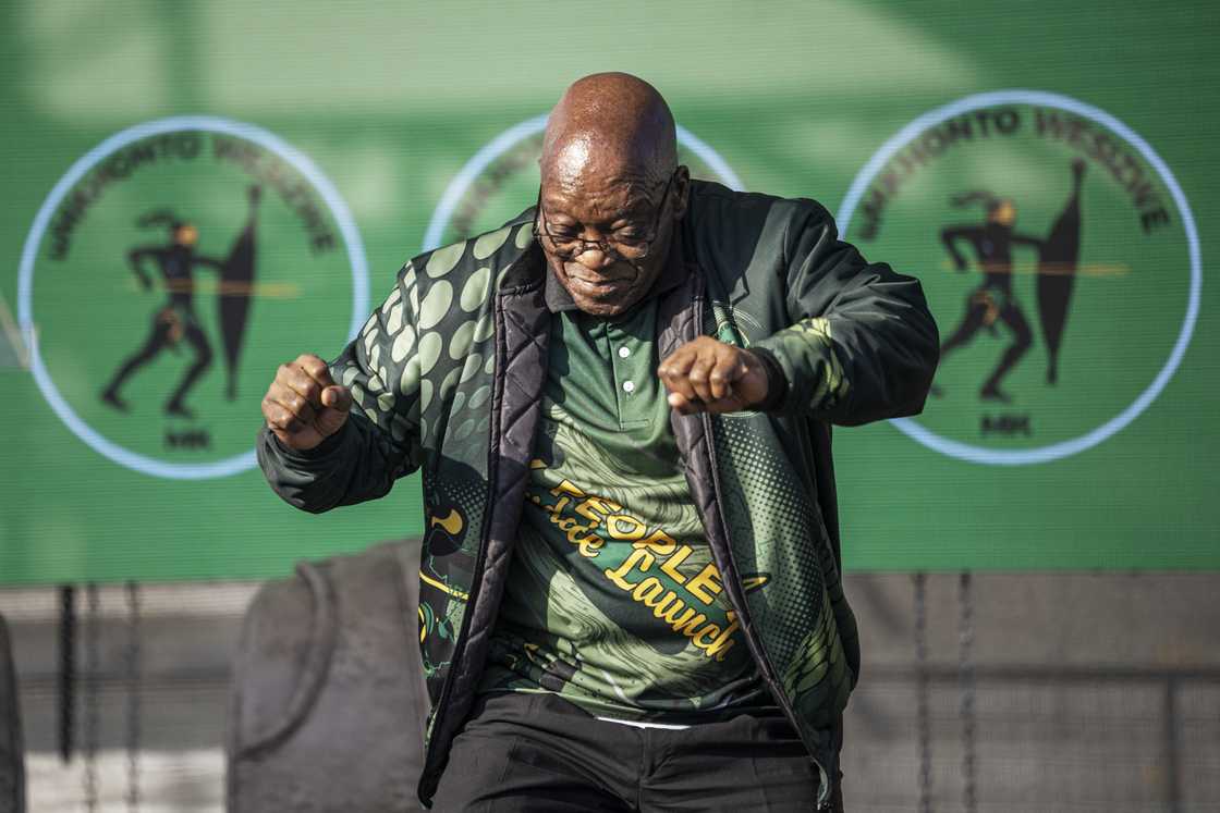 Jacob Zuma showed that he's still got the moves