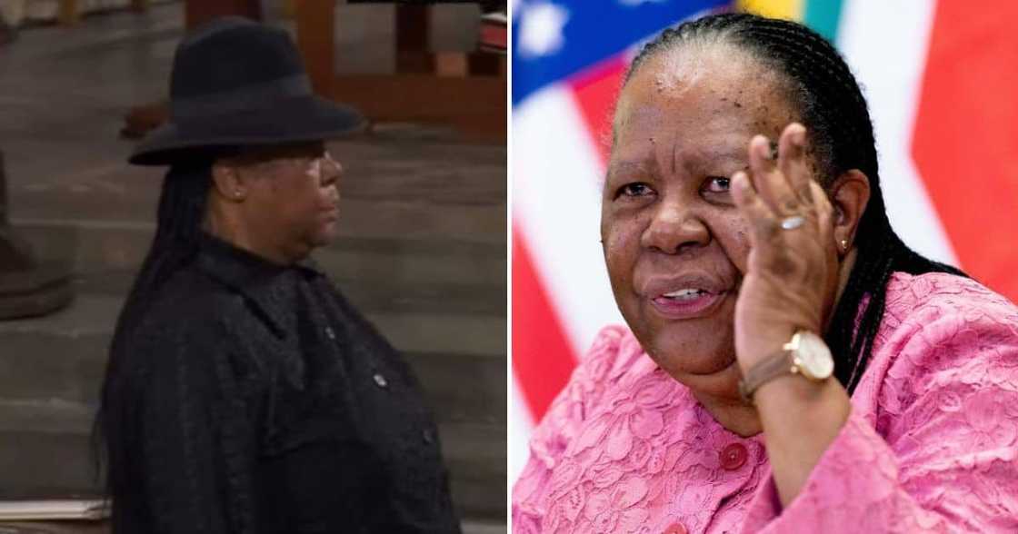 Naledi Pandor at Funeral