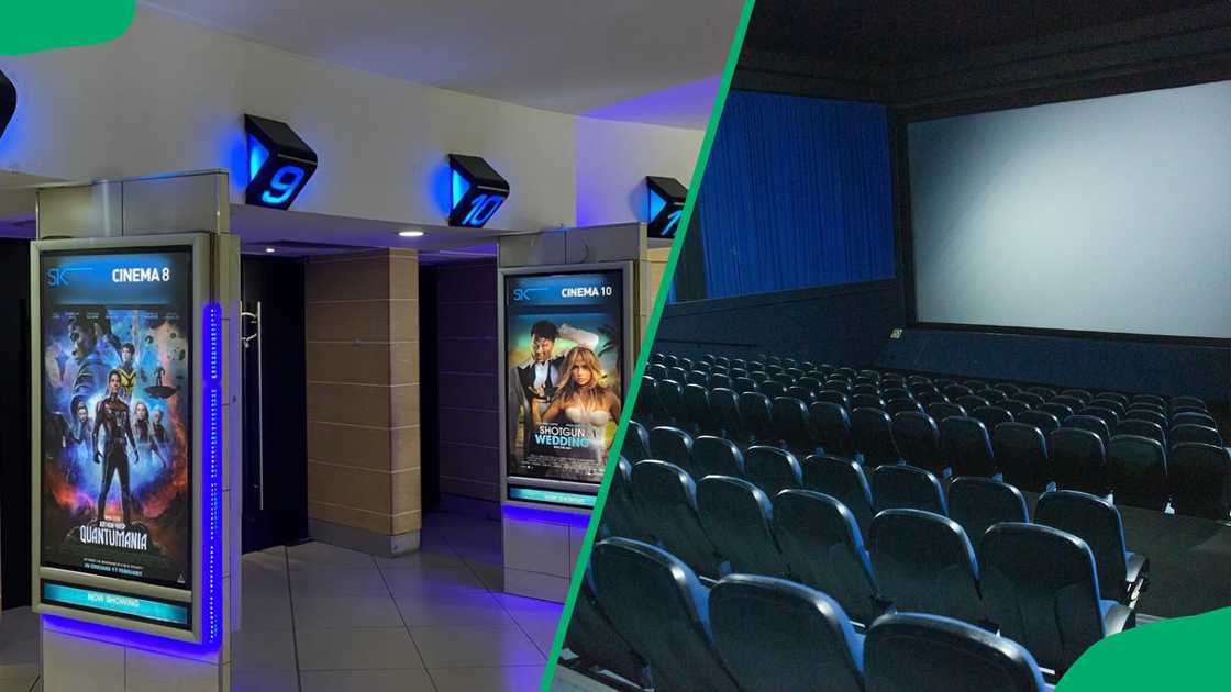 An empty 11 Ster-Kinekor movie theatre An empty 11 Ster-Kinekor movie theatre