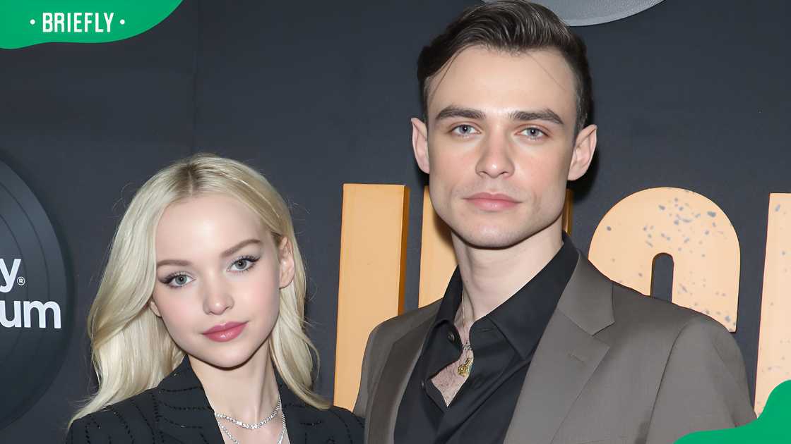 Dove Cameron and Thomas Doherty in NYC