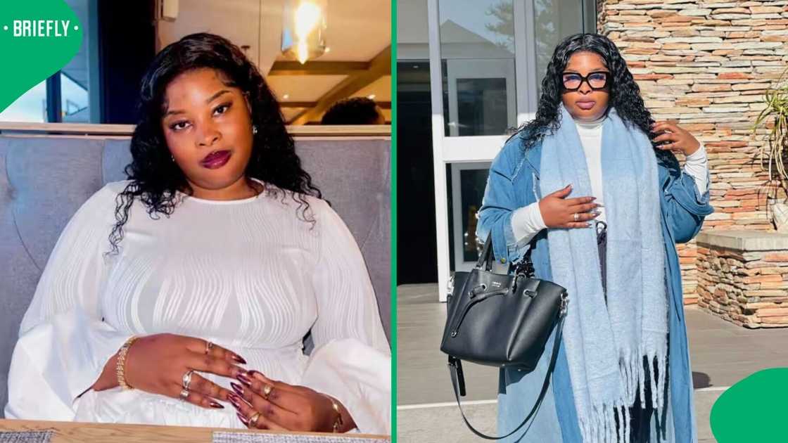 A South African woman showcased her Coach bag purchased from Temu. A South African woman showcased her Coach bag purchased from Temu.