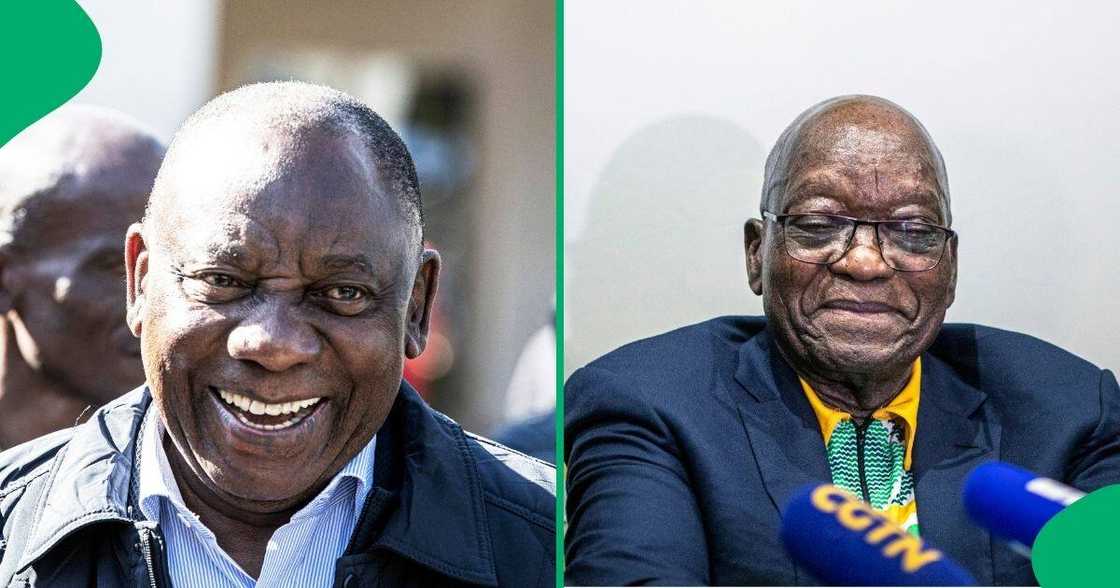 Ramaphosa takes jab at Zuma for fumbling his numbers Ramaphosa takes jab at Zuma for fumbling his numbers