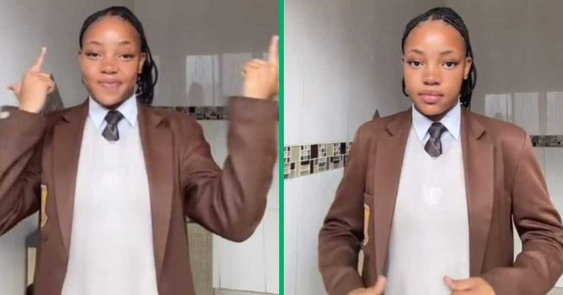 TikTok shows African girl in Joburg explaining Afrikaans school