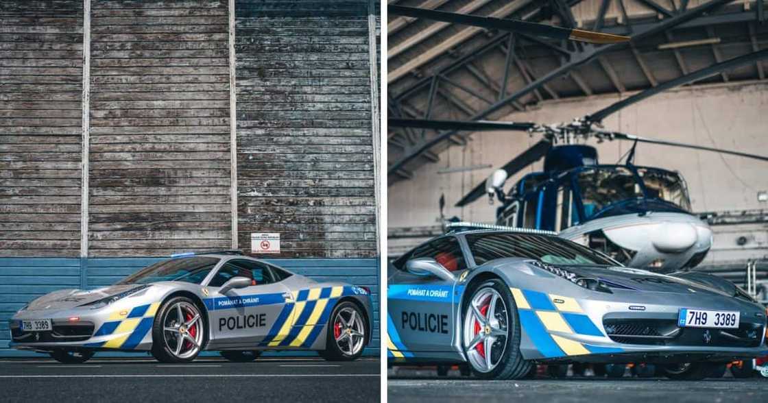 ferrari 458 with police stickers ferrari 458 with police stickers