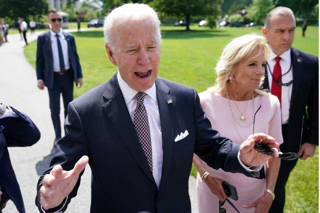 US President Joe Biden, shown here at the White House in Washington, DC on June 17, 2022, has downplayed his upcoming meeting with the heir to the Saudi throne US President Joe Biden, shown here at the White House in Washington, DC on June 17, 2022, has downplayed his upcoming meeting with the heir to the Saudi throne