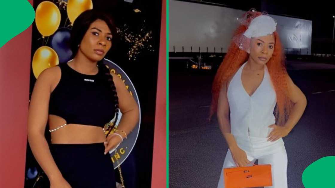A woman showed what she ordered vs what she got. A woman showed what she ordered vs what she got.