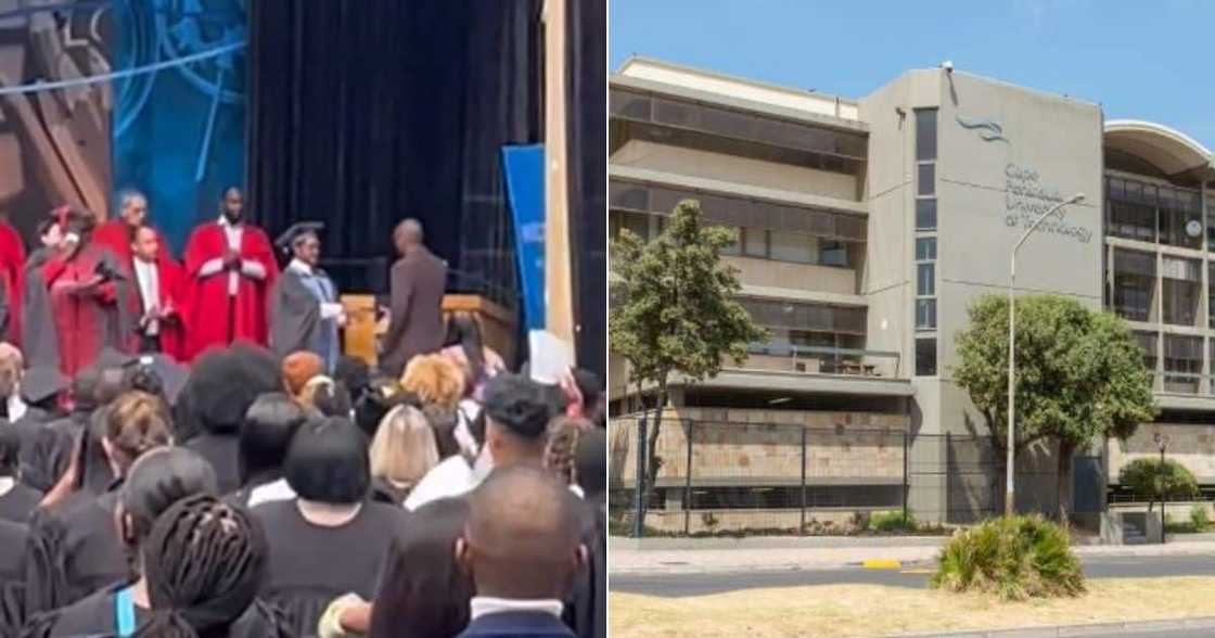 TikTok video of late CPUT graduate receiving degree on behalf of his son